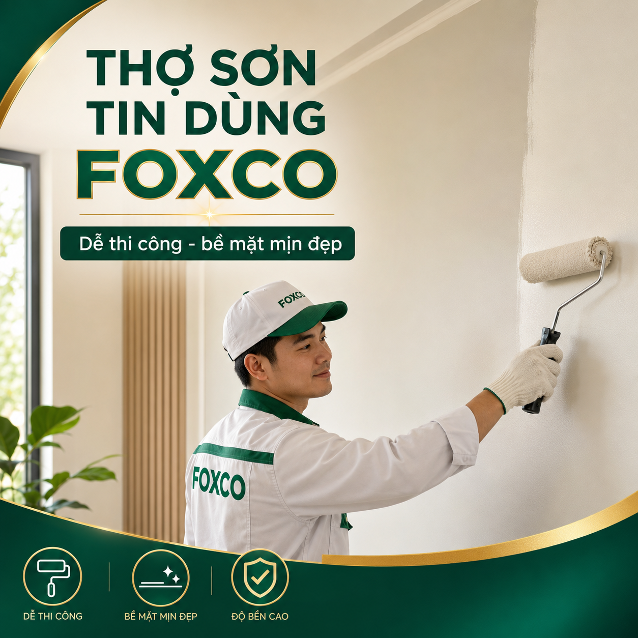 Thợ sơn thi công FOXCO
